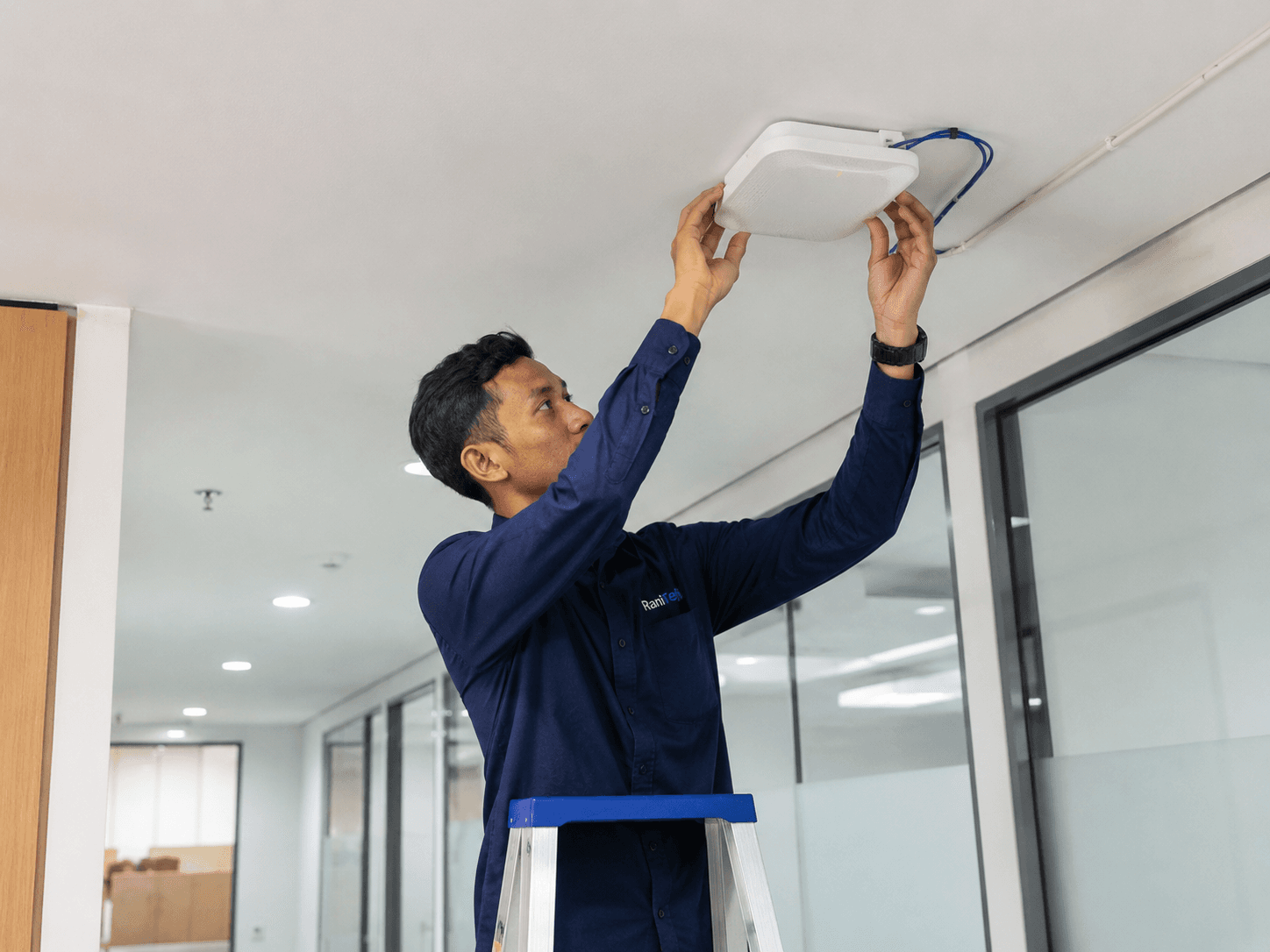 Access Point Installation - dokumentasi jasa instalasi jaringan RaniTech